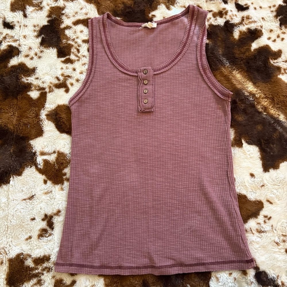 LA MIEL Mauve Tank Top